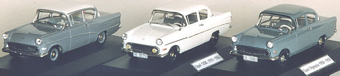 Die P1 Limousine, der 1200 und der Olympia 1958